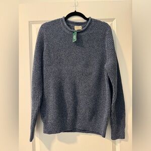 Men's L.L.Bean Organic Cotton Waffle Sweater, Rollneck Crew